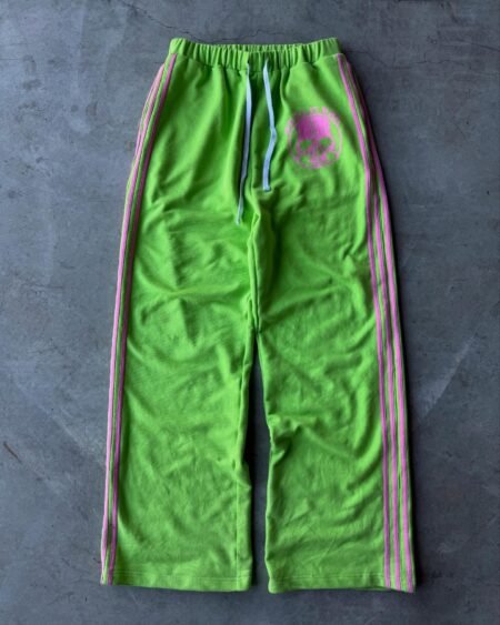 peaceinwar “neon” skull sweats