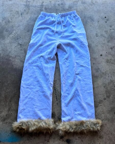 peaceinwar “Pearl” Grey & “Onyx” Black Detachable Fur Sweats.